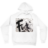 White Fuck it Painting Hoodies (No-Zip/Pullover) - Find the Beautiful
