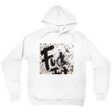 White Fuck it Painting Hoodies (No-Zip/Pullover) - Find the Beautiful