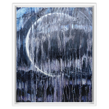 Lunar Waves Framed Canvas Wraps - Find the Beautiful