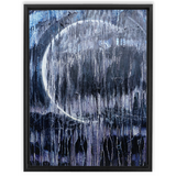 Lunar Waves Framed Canvas Wraps - Find the Beautiful