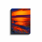 Lake Ontario Sunset Oil Painting Canvas Wraps - Find the Beautiful